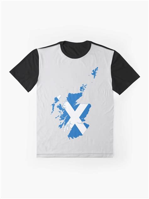 Flag Map Of Scotland T Shirt By Abbeyz71 Redbubble