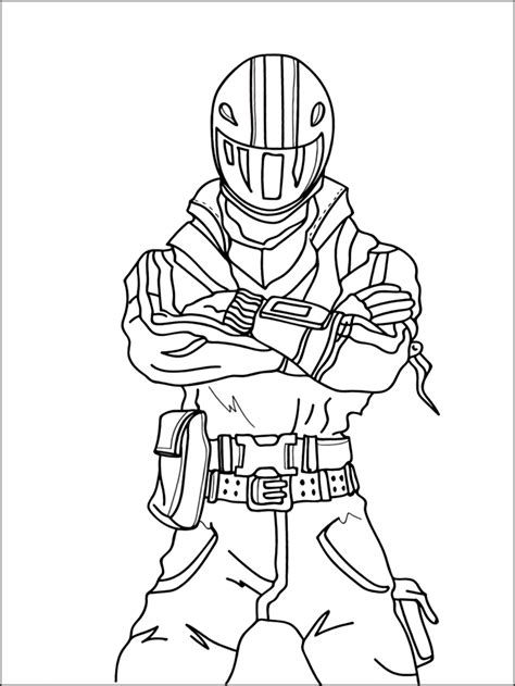 Fortnite Skins Coloring Pages Printable