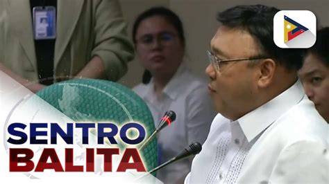 Dating Presidential Spokesperson Harry Roque Humarap Sa Pagdinig Ng