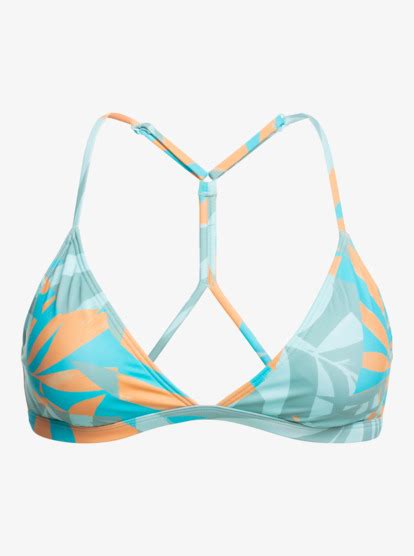 Roxy Pro The Cut Back Triangle Bikini Top For Women Roxy