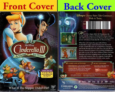 Cinderella Iii A Twist In Time Dvd Walt Disney 2006 Brand New