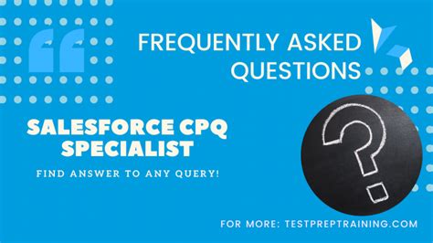 Salesforce Cpq Specialist Faq Testprep Training Tutorials