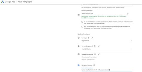 Google Ads Konto erstellen Schritt für Schritt Videoanleitung