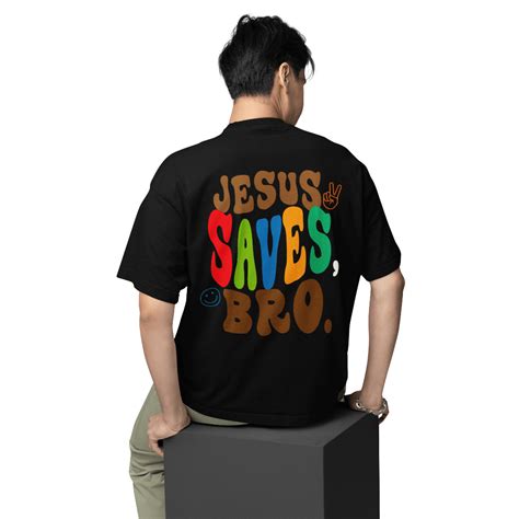 Camiseta Jesus Saves Bro Gospel Evang Lica Tshirt Crist Frente E