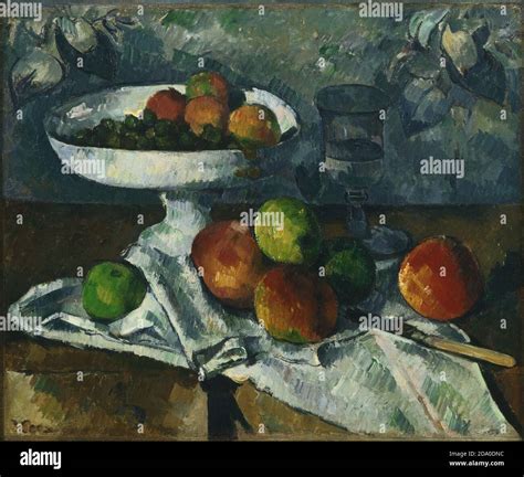 Cezanne Still Life With Fruit Dish Hi Res Stock Photography And Images