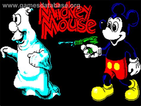 Mickey Mouse The Computer Game Sinclair Zx Spectrum Games Database