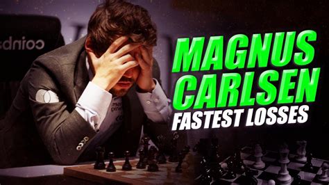 How Magnus Carlsen Losses His Fastest Games YouTube