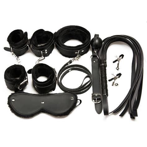 Aliexpress Buy Adult Game Pieces Kit Leather Fetish Sex Bondage