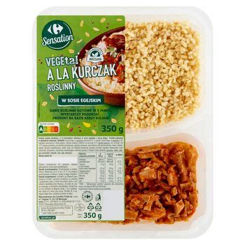 Carrefour Sensation Vegetal A la kurczak roślinny w sosie egejskim 350