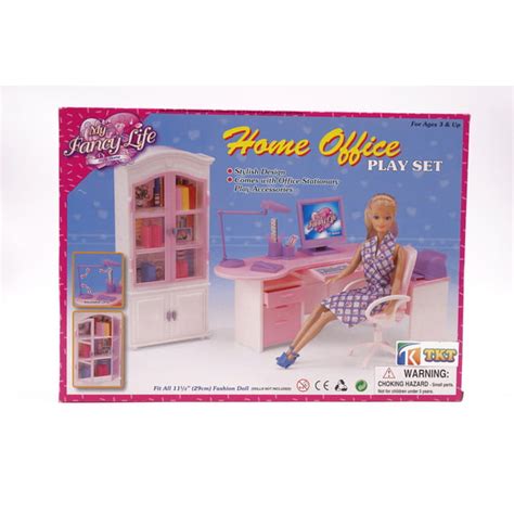 My Fancy Life Gloria Home Office Play Set For 115 Dolls Dollhouse