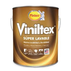 Pintura acrílica Viniltex Super Lavable mate color blanco 1gl Egber s