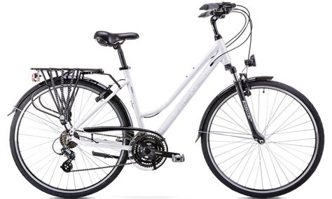 Dviratis Romet Gazela 28 2023 White Silver Bikko Lt