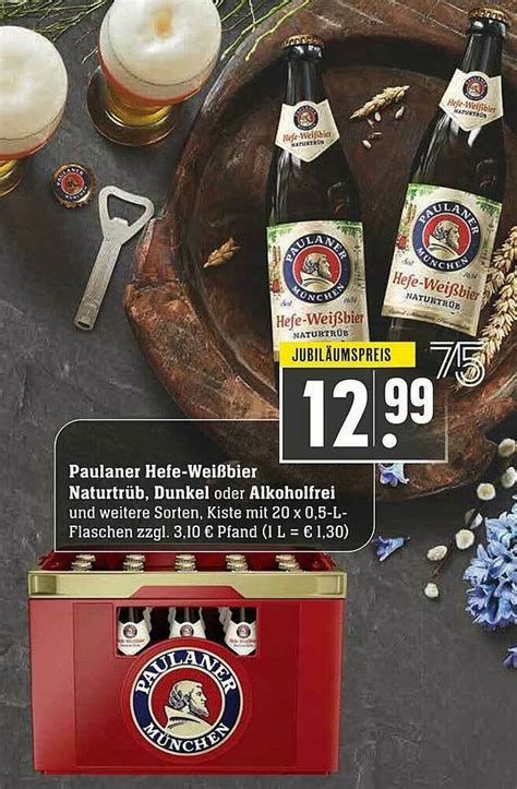 Paulaner Hefe Wei Bier Naturtr B Dunkel Oder Alkoholfrei Angebot Bei