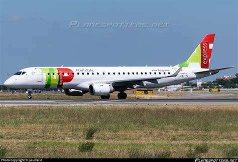 CS TPU TAP Express Embraer ERJ 190LR ERJ 190 100 LR Photo By Pauwelsc