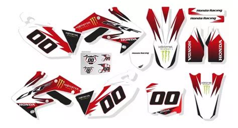 Adesivos Laminados Moto Trilha Motocross Crf 250r 2010 15730