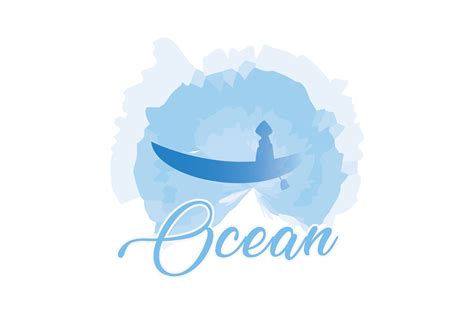 Ocean Watercolor T Shirt Sublimation Graphic By Masum Bhuiyan