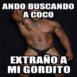 Meme Personalizado Ando buscando a Coco ExtraÃo a mi gordito 29711497