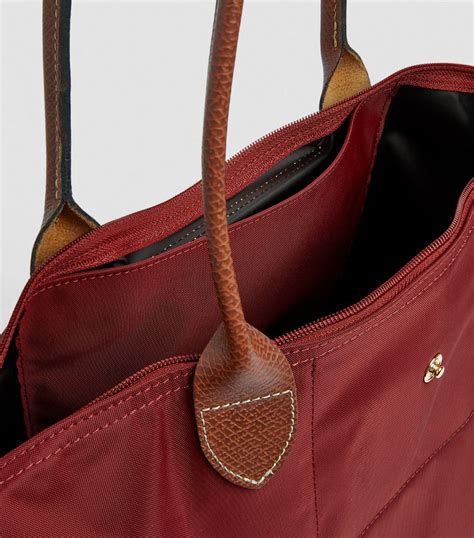 Womens Longchamp Red Small Le Pliage Original Tote Bag Harrods Uk