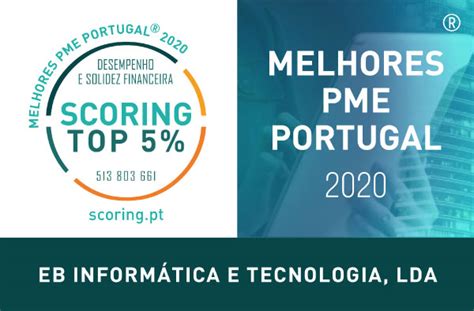 Ebit Distinguida Como Top Melhores Pme Portugal Ebit