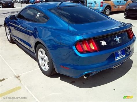 2017 Lightning Blue Ford Mustang V6 Coupe 114517711 Photo 9