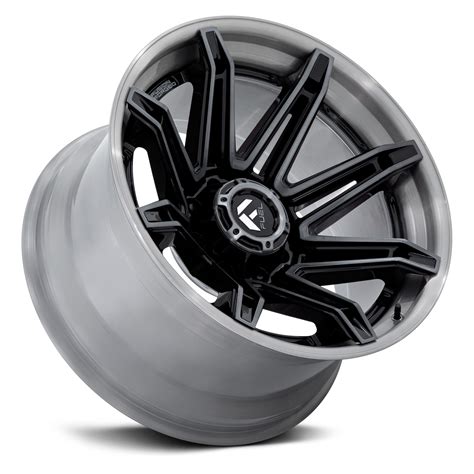 FUEL FUSION FORGED FC401 BRAWL Wheels Gloss Black Brushed Dark Tint Rims