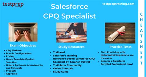 Salesforce Cpq Specialist Cheat Sheet Online Tutorial And Blog