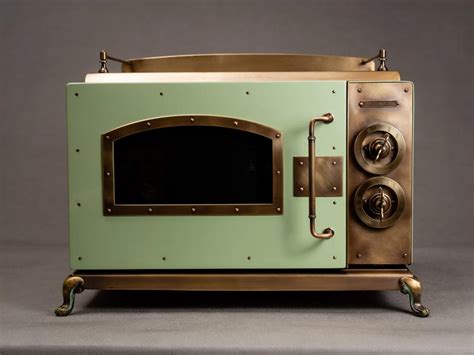 Vintage Olive Microwave Oven