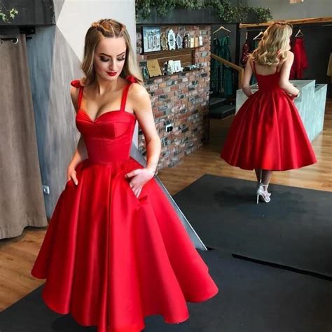 Vintage Red Prom Dress