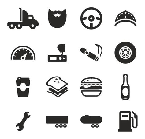 290+ Truck Driver Silhouette Stock Illustrations, Royalty-Free Vector ...