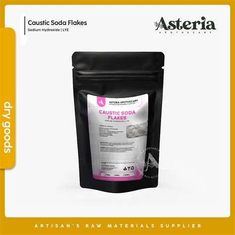 Caustic Soda Flakes Sodium Hydroxide Lye Flakes 100g 500g 1kg