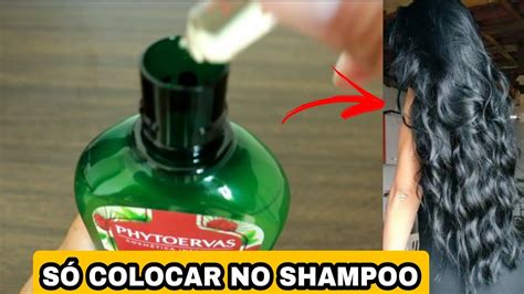 MISTURE NO SHAMPOO E SEU CABELO NÃO VAI PARAR DE CRESCER YouTube