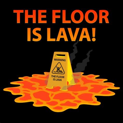 The Floor Is Lava Challenge Cards Printable