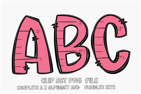 Ack To School Alphabet Clipart Png Graphic By Abell Design · Creative Fabrica