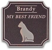 Bronze Pet Memorial Plaques | Memorial Markers for Pets