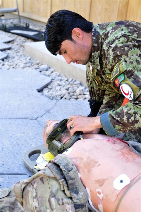 Afghan Flight Medics Train For Air Treatment Article The United