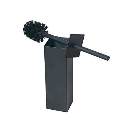 Bgl Stainless Steel Wall Mounted Square Toilet Brush Holder Black