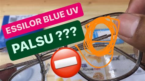 Essilor Crizal Blue UV Capture Palsu Review Lensa Essilor Anti