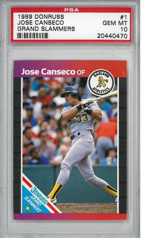 Auction Prices Realized Baseball Cards 1989 Donruss Grand Slammers Jose