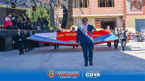 Alcalde De Yunguyo Participo De La Celebraci N Del Aniversario Del