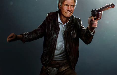 The Old Man Star Wars Art Harrison Ford Han Solo For Section