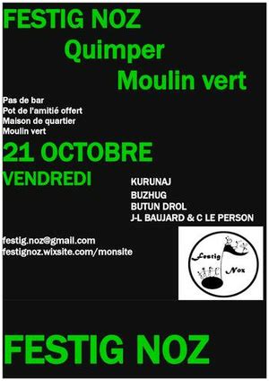 Fest Noz à Quimper le 21 octobre 2022 Tamm Kreiz