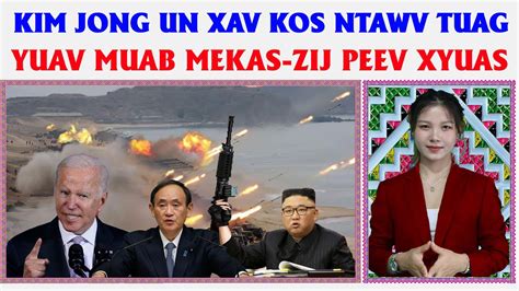 LIVE XOV XWM KUB Kim Jong Un Tua 130 Lub Cuab Luaj Xav Sib Tua