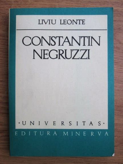 Liviu Leonte Constantin Negruzzi Cumpără