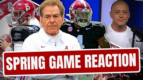 Josh Pate On Alabama Spring Game Rapid Reaction Late Kick Cut Youtube