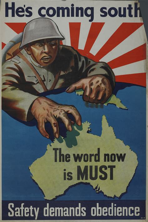 Ww2 Era Poster With Bonus Yellow Peril And Orwellian Slogan Rmapswithouttasmania