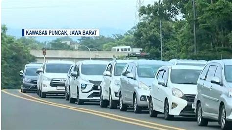 Libur Panjang Lalin Macet Di Puncak Bogor Polisi Berlakukan One Way