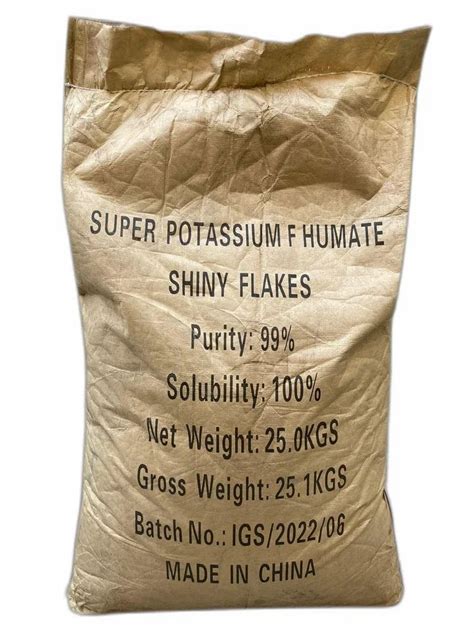 Kg Bag Super Potassium F Humate Shiny Flakes At Rs Bag In