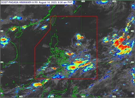 PAGASA Releases Latest Weather Update For Monday August 14 2023