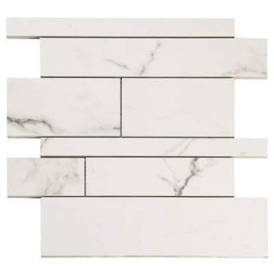 Ivy Hill Tile Saroshi Statuario Venato 4 In X 0 33 In Matte Porcelain