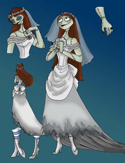 Sally Wedding Dress - Color by RubyOfTrinity on DeviantArt